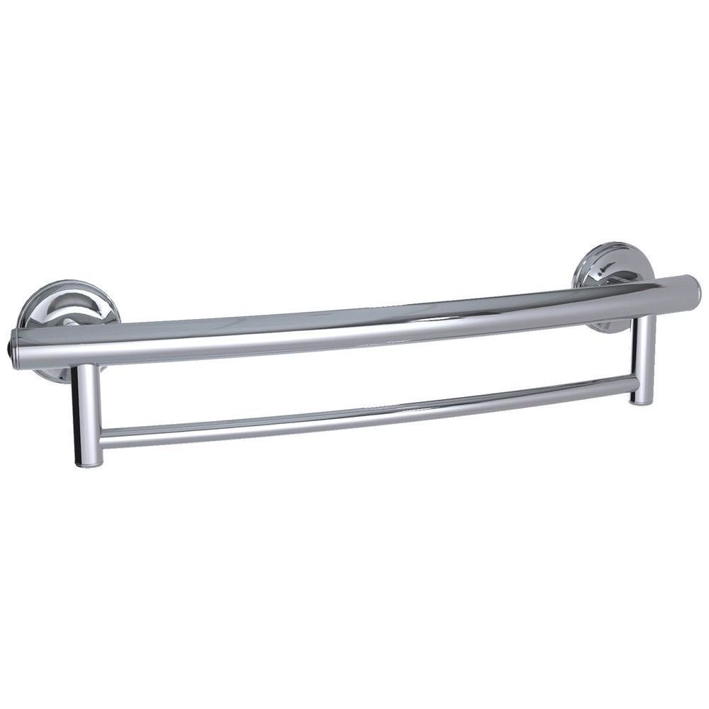 2-in-1 Grab Bar Towel Bar Available in 3 Finishes