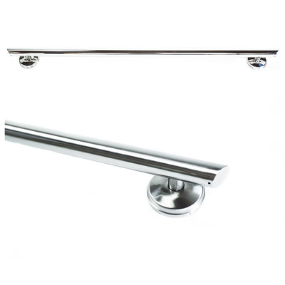 24 Inch Straight Shower Grab Bar Angled Ends