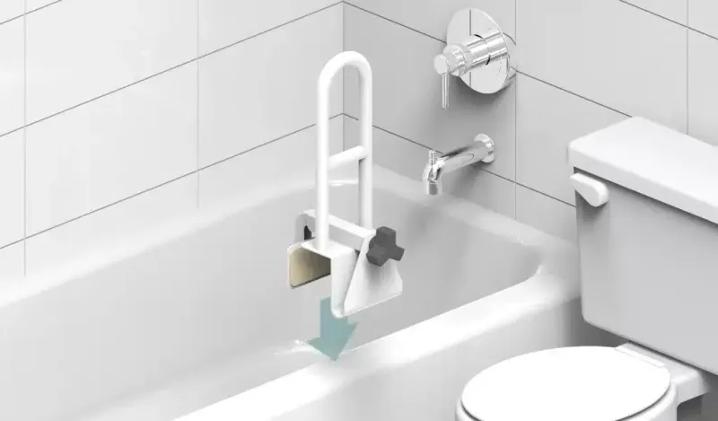 Easy Mount Tub Rail