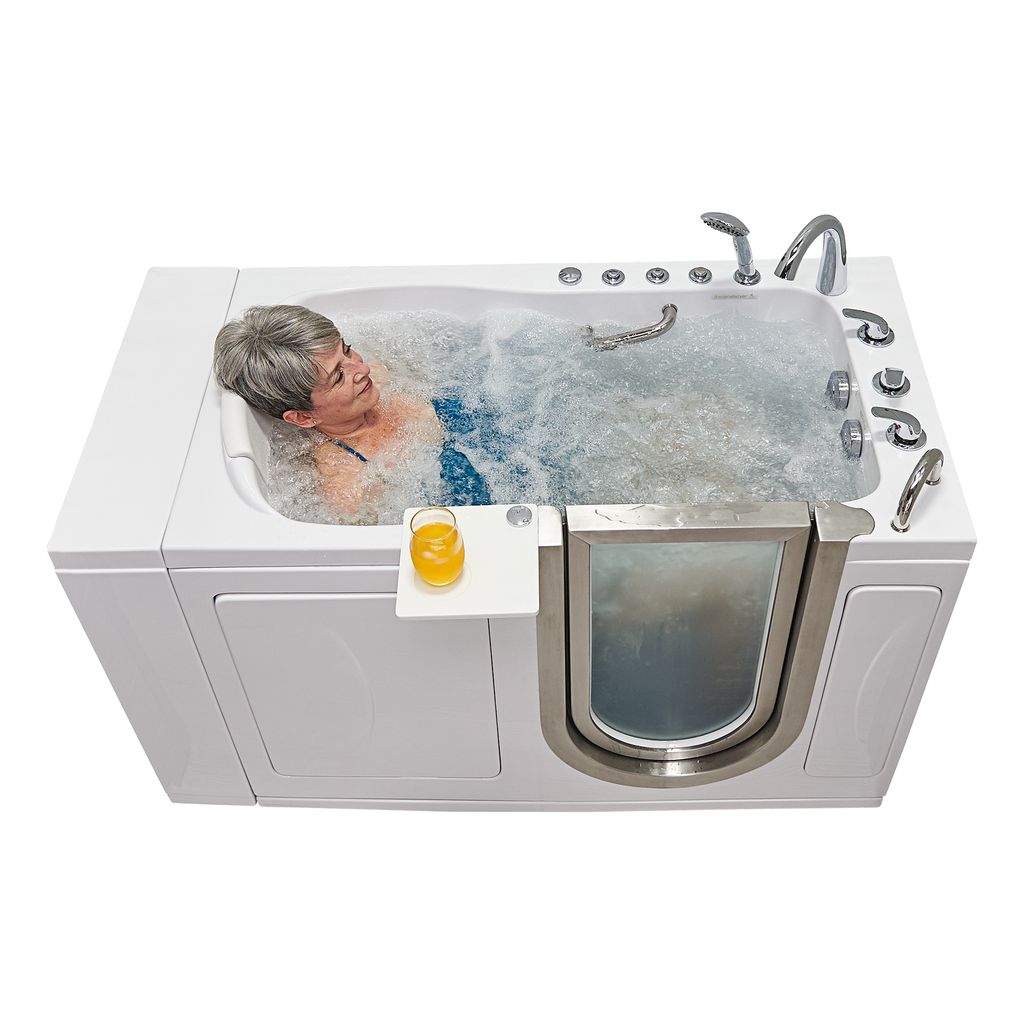 Elite Walk-In Tub – 30″x 52″ (76x132cm), Dual Drain Technology