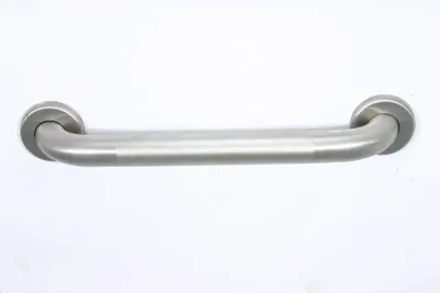 16 inch ADA Compliant Grab Bar Standard Peened Grip 1 1/4 inch Diameter Twist Covers &amp; Mounting Hardware Included
