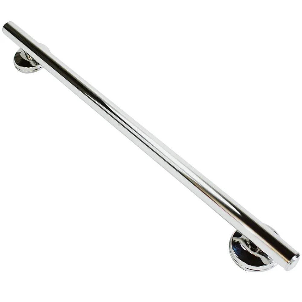Decorative 28&quot; Grab Bar with Capped Ends