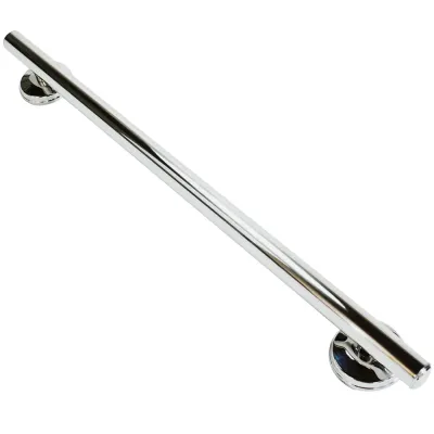 Decorative 28&quot; Grab Bar with Capped Ends