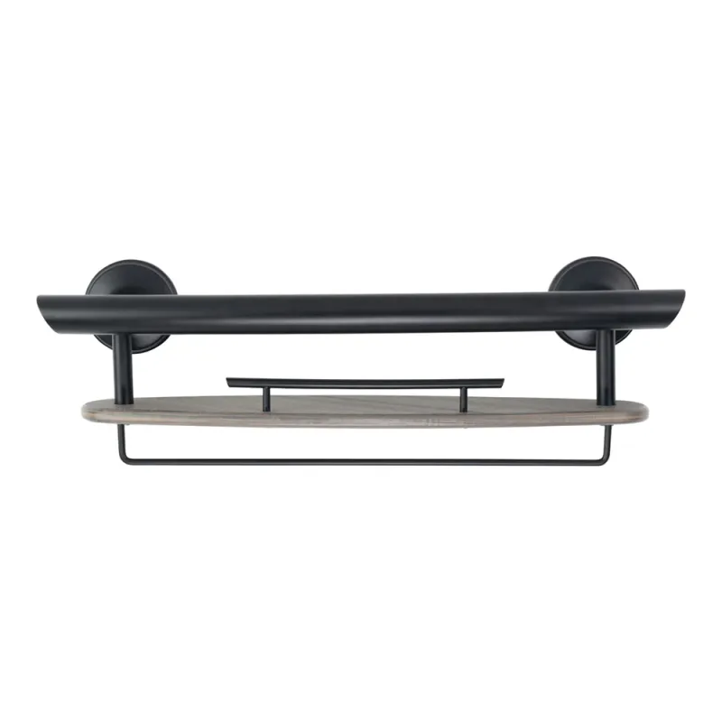 Beautiful 3-in-1 Grab Bar/Shampoo Shelf/Washcloth Bar