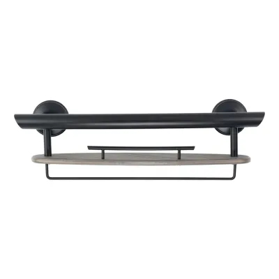 Beautiful 3-in-1 Grab Bar/Shampoo Shelf/Washcloth Bar