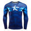 Super Hero Marvel T-shirt Long Sleeve Compression Sport 3D Men Fitness Cycling