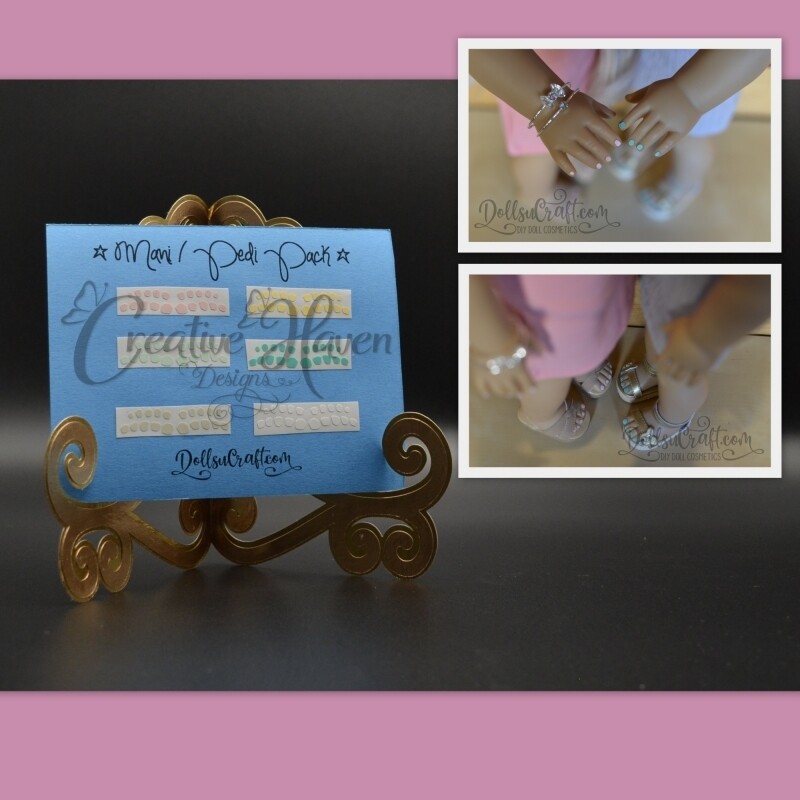 * Mani / Pedi Nail Decals * ~ for American Girl Dolls