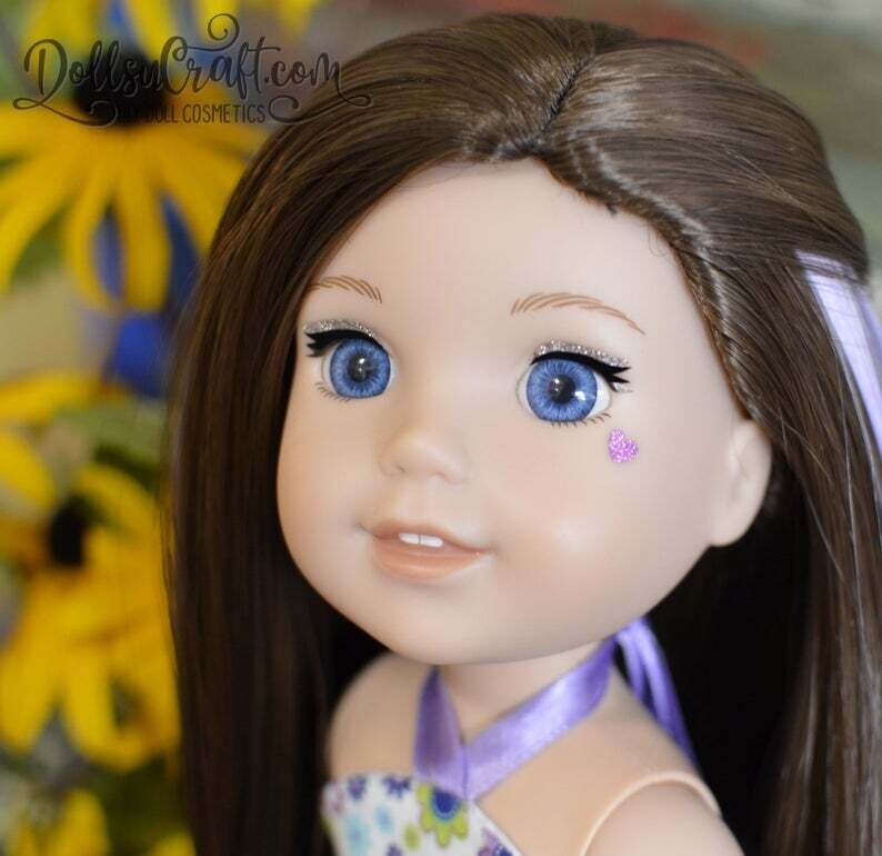 hi! i wanted to share my custom american girl repaint made to look like the  singer sza! she is complete with tattoos and lash extensions. i hope u guys  like her! i