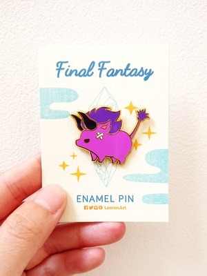Final Fantasy Bahemoth - Hard Enamel Pin