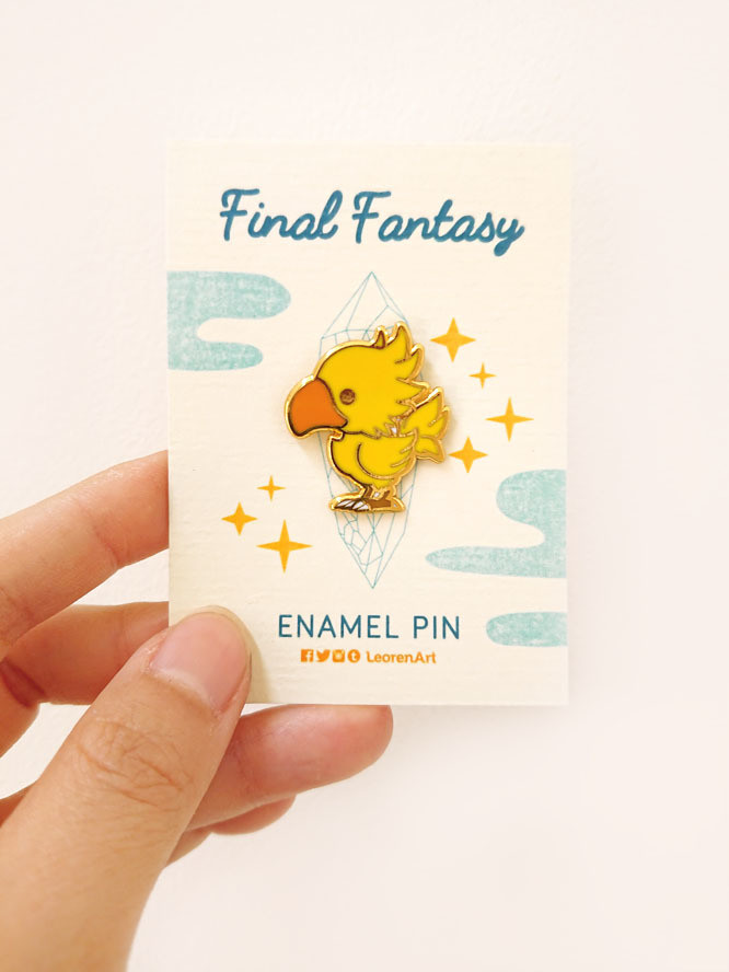 Final Fantasy Chocobo - Hard Enamel Pin