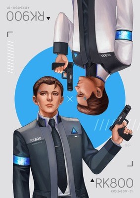 Detroit Become Human - Connor RK800 x RK900