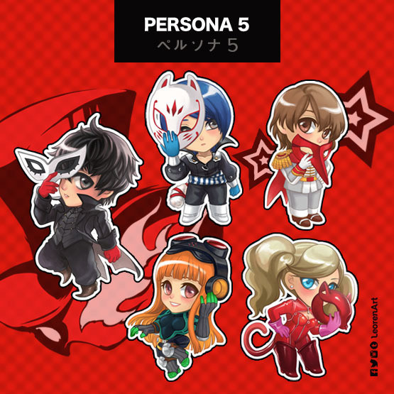 Persona 5 Keychain Charm