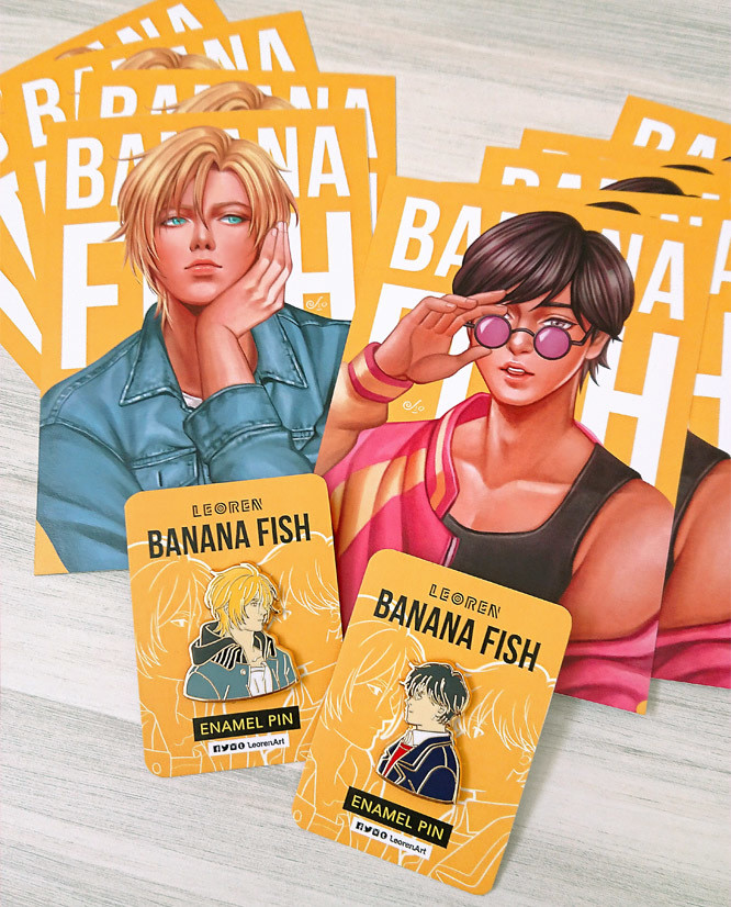 Banana Fish - Ash Lynx / Eiji Okumura - Hard Enamel Pin