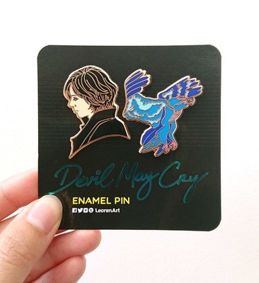 Devil May Cry - V feat. Griffon - Hard Enamel Pin