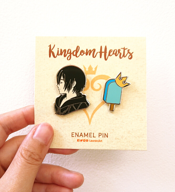 Kingdom Hearts - Xion + Sea Salt Ice Cream - Hard enamel pin