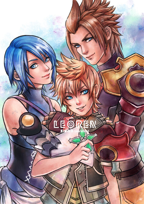 Kingdom Hearts Trio print