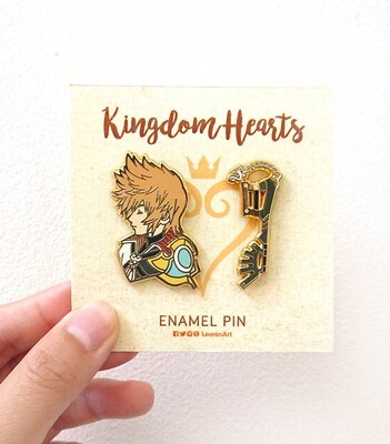 Kingdom Hearts - Ventus + Keyblade - Hard enamel pin