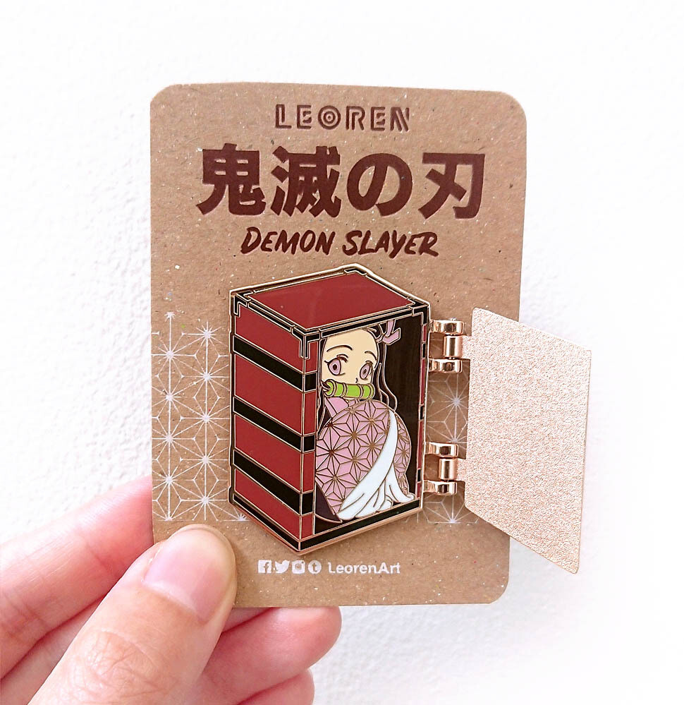 Kimetsu no Yaiba / Demon Slayer - Nezuko Box - Hard Enamel Pin