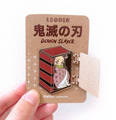Kimetsu no Yaiba / Demon Slayer - Nezuko Box - Hard Enamel Pin