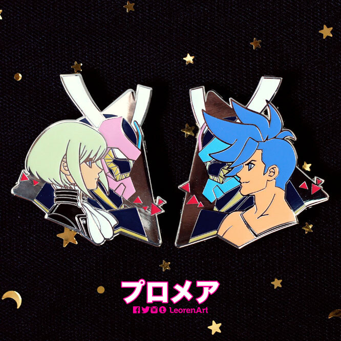 Promare - Galo Lio - glow in the dark hard enamel pin