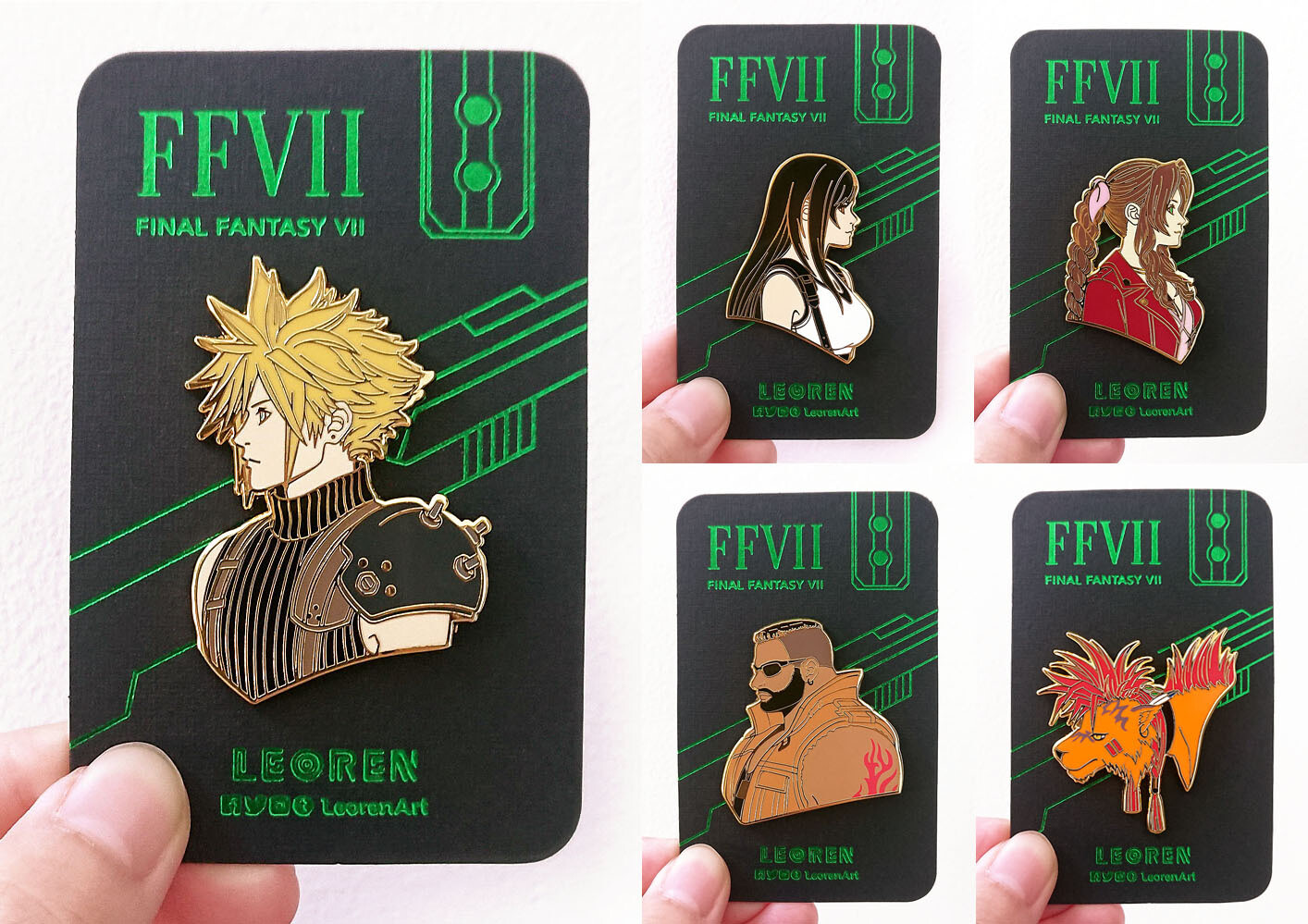Final Fantasy VII Remake / FF7R - Hard Enamel Pin