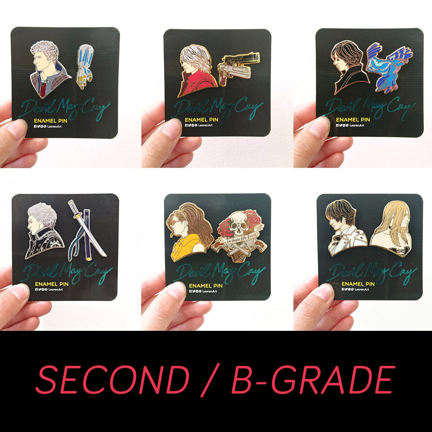 SECONDS / B-GRADE sale - Devil May Cry - hard enamel pin