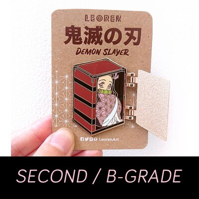 SECONDS / B-GRADE sale - Kimetsu no Yaiba / Demon Slayer - Nezuko Box - hard enamel pin
