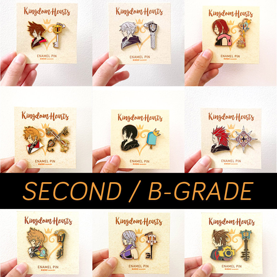 SECONDS / B-GRADE sale - Kingdom Hearts - hard enamel pin