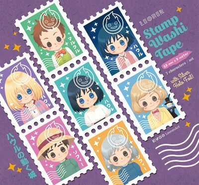 Ghibli - stamp washi tape