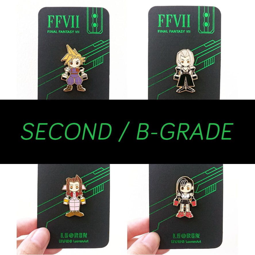 SECONDS / B-GRADE sale - FF7R - Polygon - hard enamel pin
