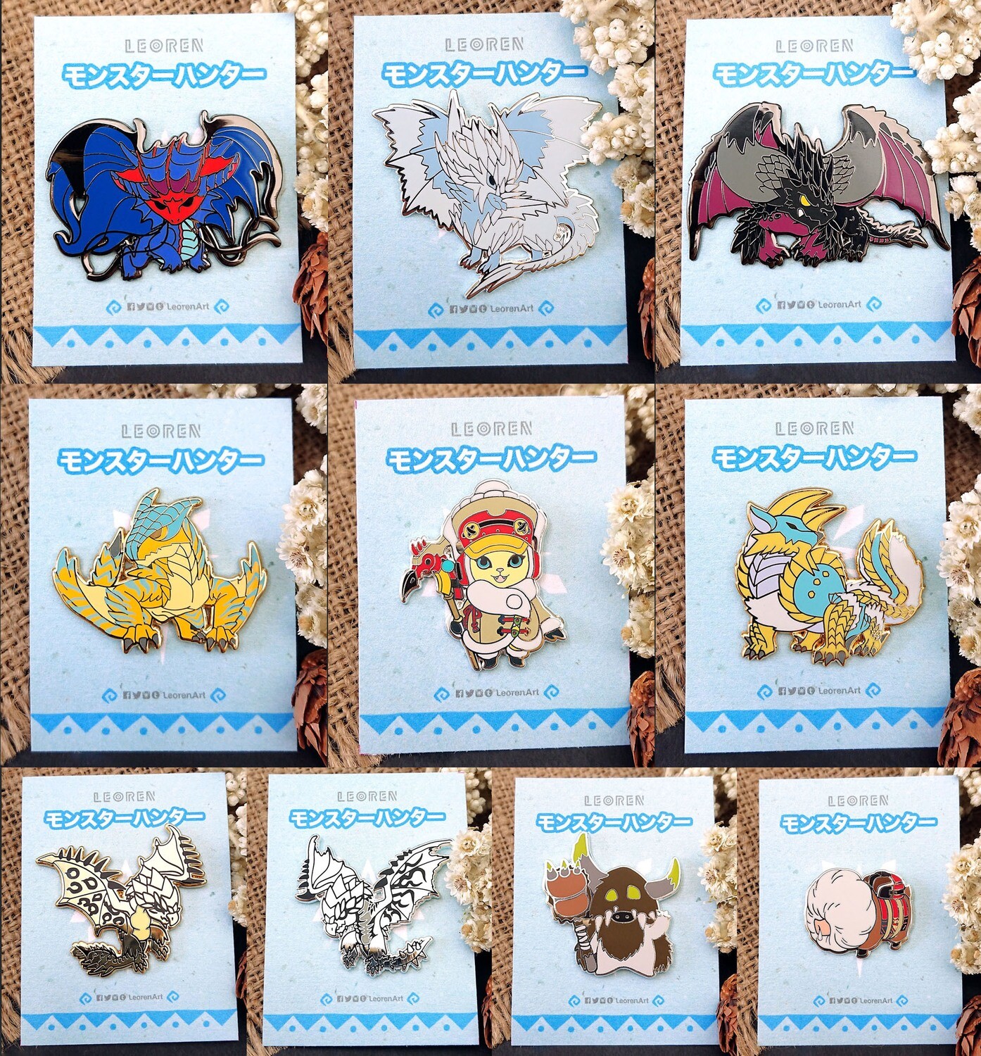 Monster Hunter Iceborne - Hard Enamel Pin