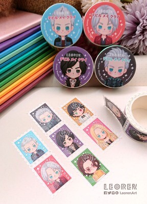 Devil May Cry - stamp washi tape
