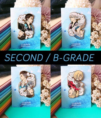 SECONDS / B-GRADE sale - Yuri on Ice - hard enamel pin