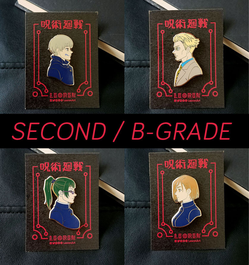 SECONDS / B-GRADE sale - Jujutsu Kaisen - hard enamel pin
