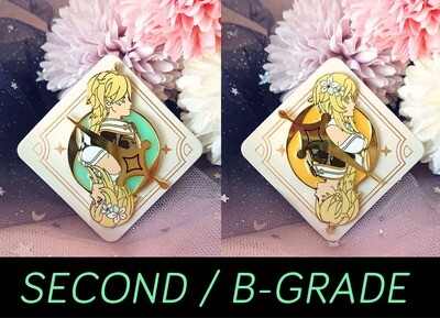 SECONDS / B-GRADE sale - Genshin Impact Traveler - hard enamel pin