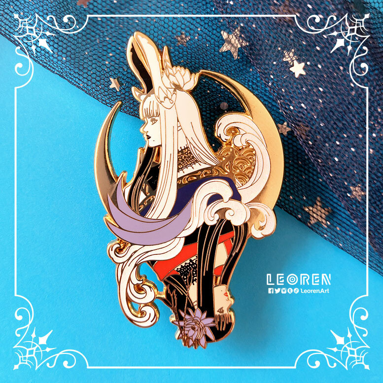 Final Fantasy XIV / FFXIV - Yotsuyu x Tsukuyomi - Hard Enamel Pin