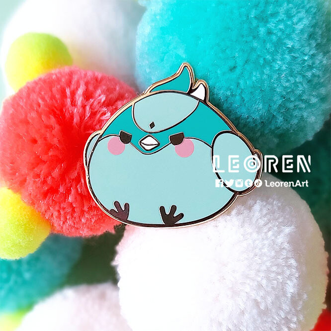 Genshin Impact - Cute Alatus Xiao Bird - Hard Enamel Pin
