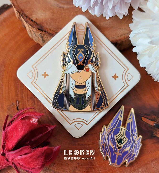 Genshin Impact - Hard Enamel Pin - Cyno Mask