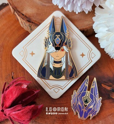Genshin Impact - Hard Enamel Pin - Cyno Mask