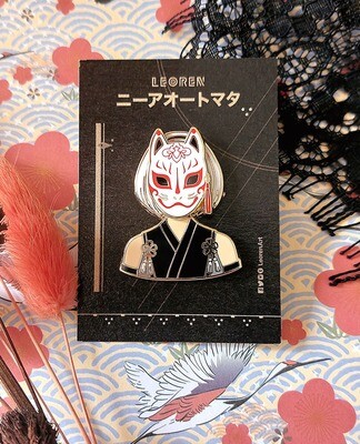 Nier Automata - Special Mask Pin // 2B-9S // - Hard Enamel Pin