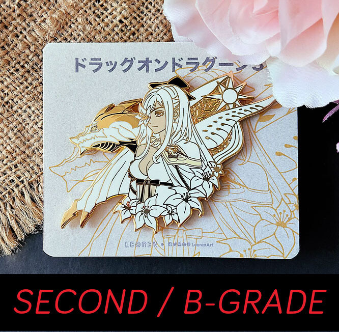 SECONDS / B-GRADE SALE - Drag on Dragoon 3 // Drakengard 3 - Zero x Mikhail - Hard Enamel Pin