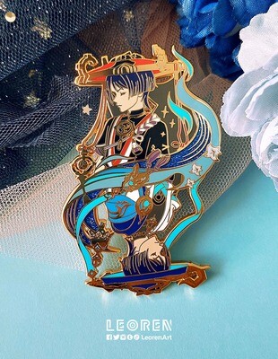 Genshin Impact - Wanderer / Scaramouche - Hard Enamel Deluxe Pin