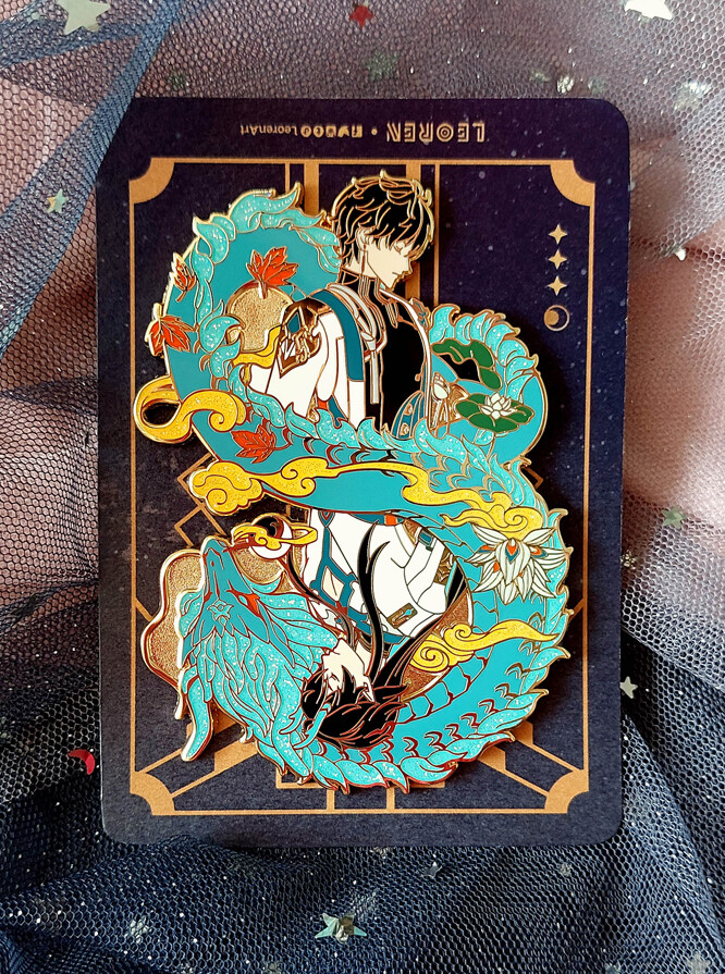Honkai Star Rail - Dan Heng / Imbibitor Lunae - deluxe hard enamel pin