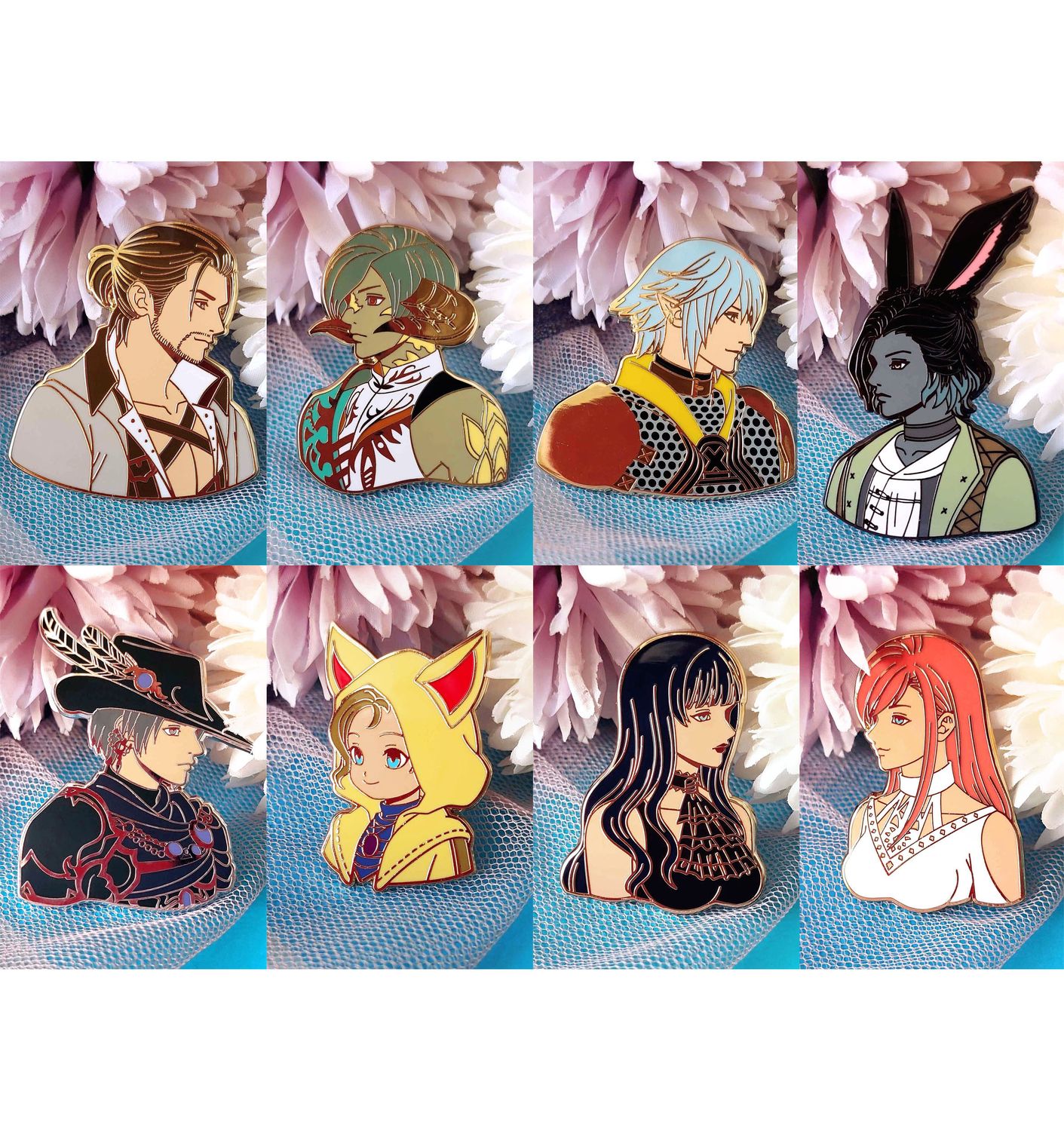 Final Fantasy XIV / FFXIV - Endwalker / Dawntrail - Hard Enamel Pin