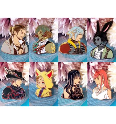 Final Fantasy XIV / FFXIV - Endwalker / Dawntrail - Hard Enamel Pin