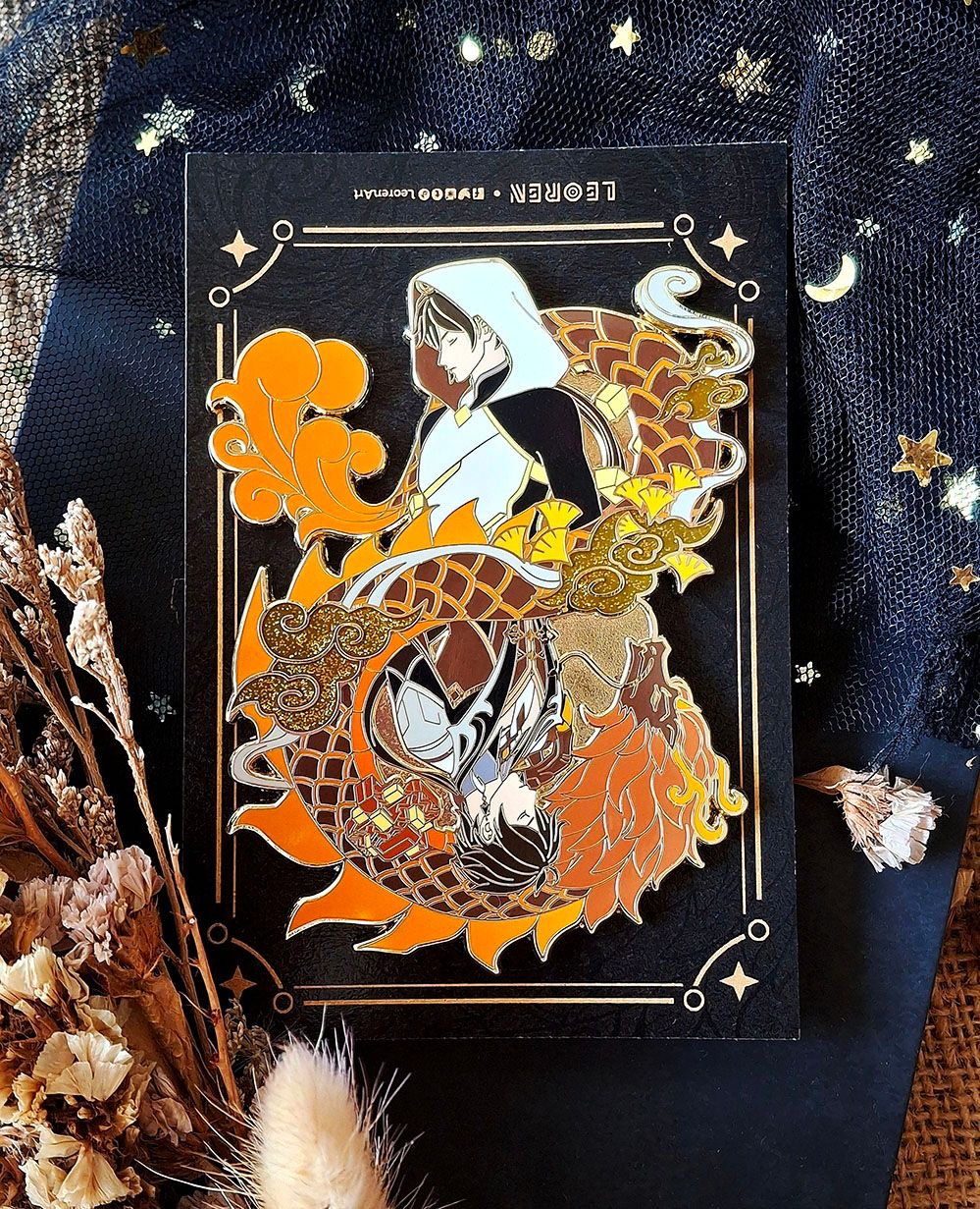 Genshin Impact - Rex Lapis / Zhongli - deluxe hard enamel pin