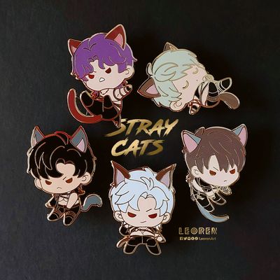 Love and Deepspace - Stray Cats - Hard Enamel Pin