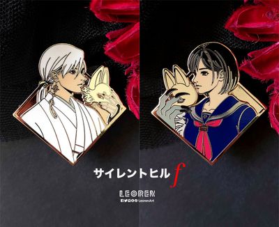 Silent Hill f / SHF - Hard Enamel Pin