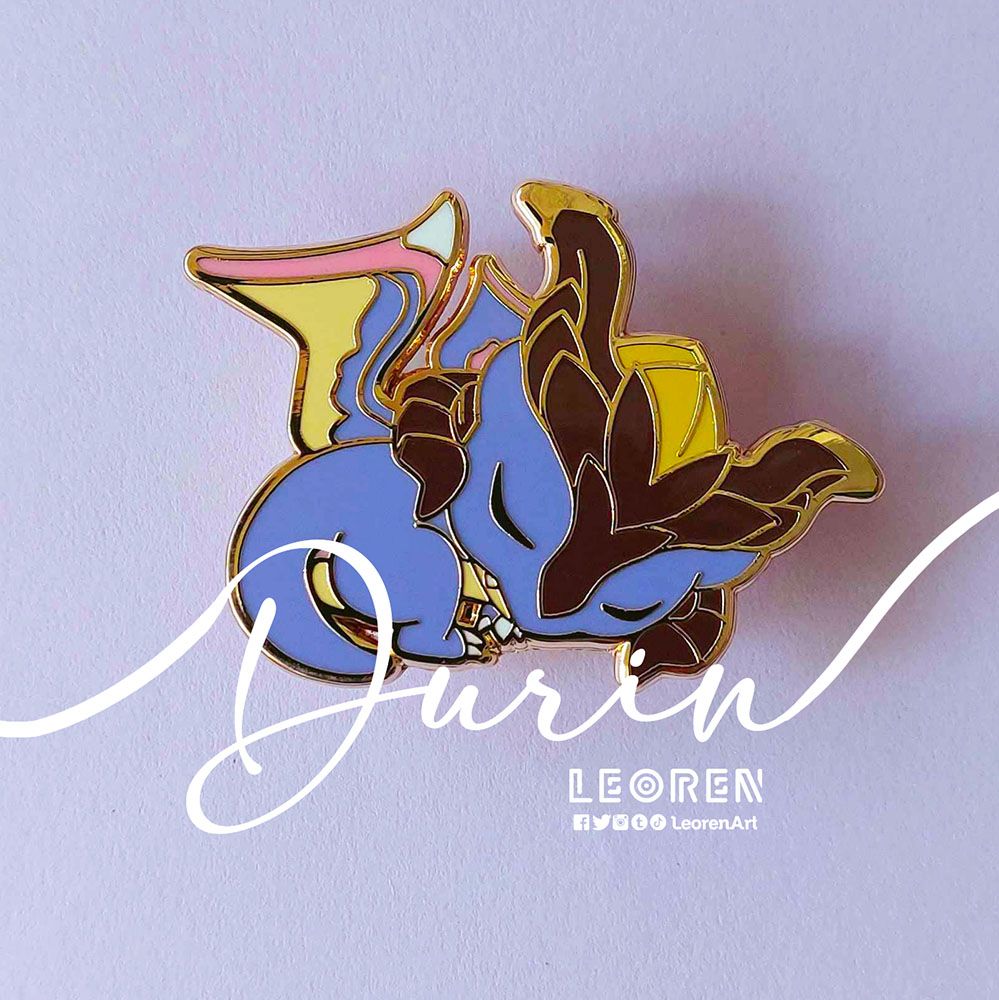 Genshin Impact - Hard Enamel Pin - Mini Durin