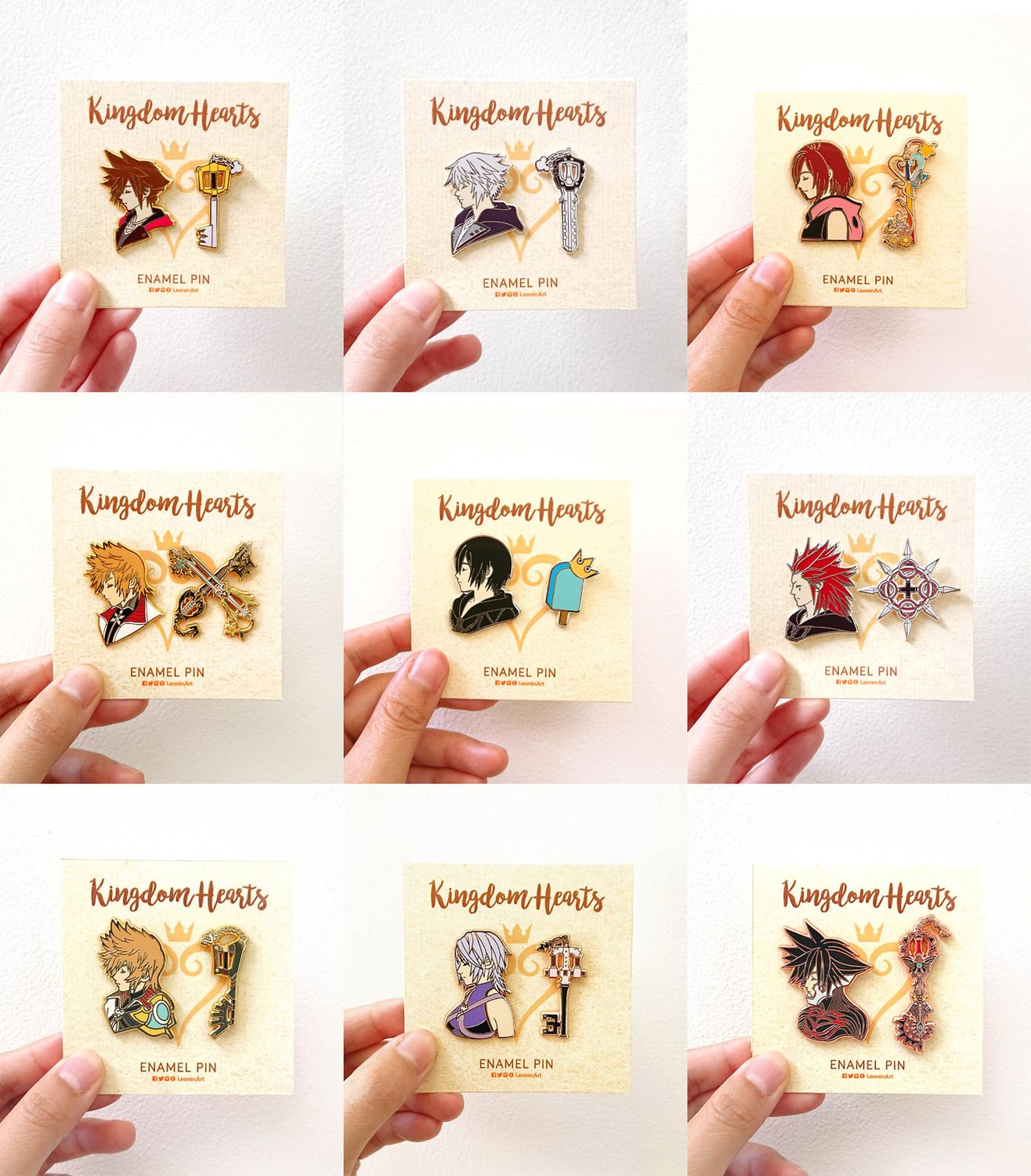 Kingdom Hearts - Hard enamel pin
